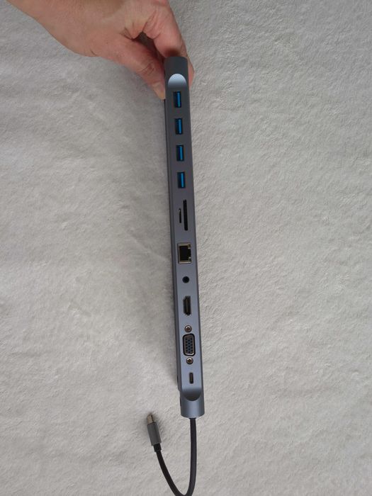 Jak nowa stacja robocza dokująca USB-C 11w1 Lenovo Acer HP Dell Asus