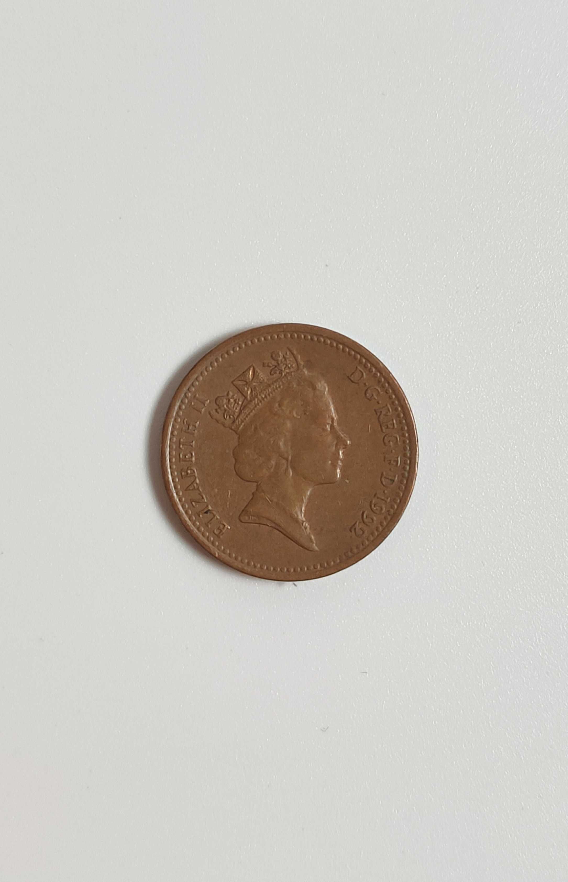 1 funt brytyjski 1992