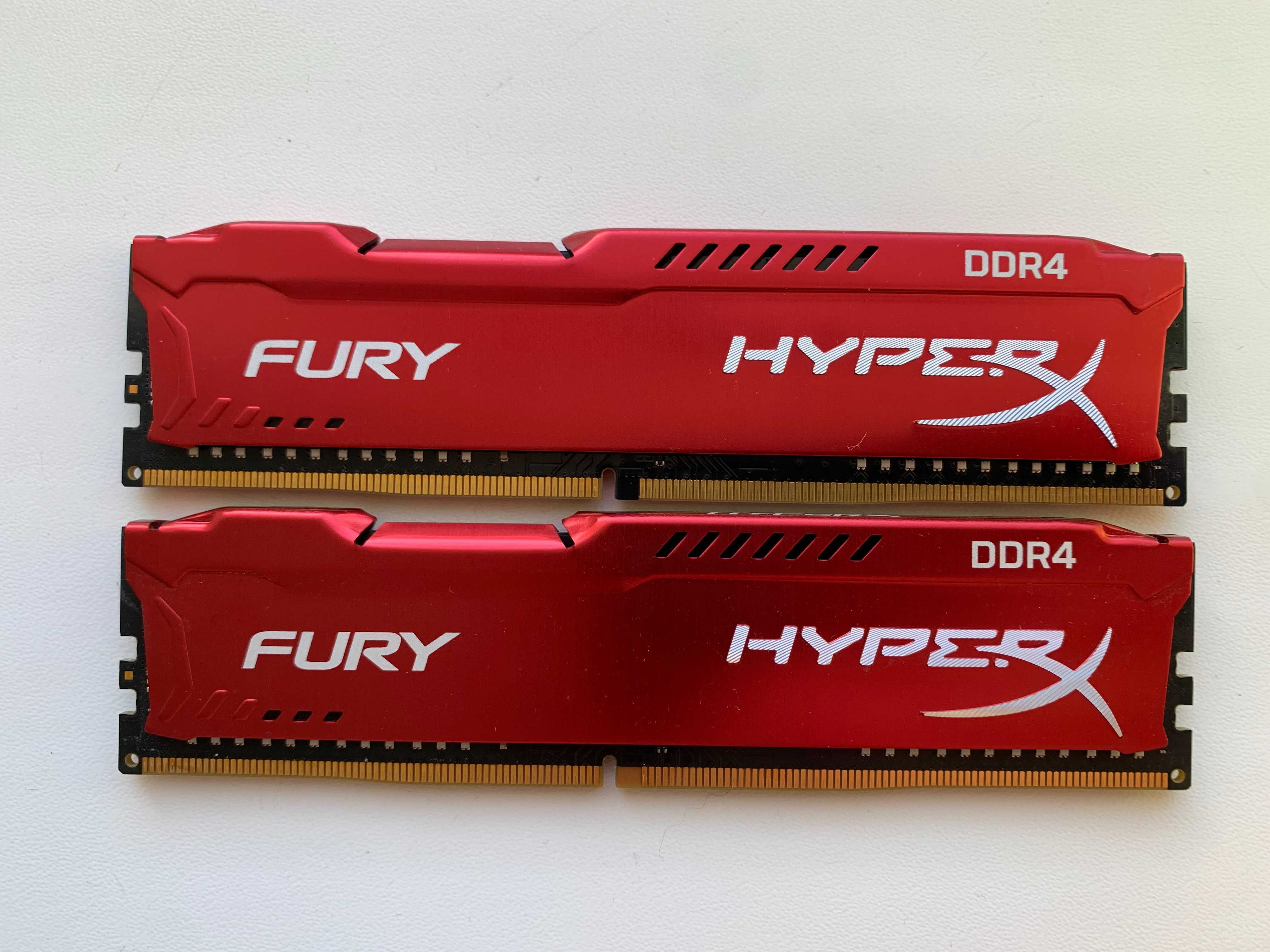Оперативна пам'ять HyperX DDR4-2400 16GB 2x8 Fury HX426C16FR2/8