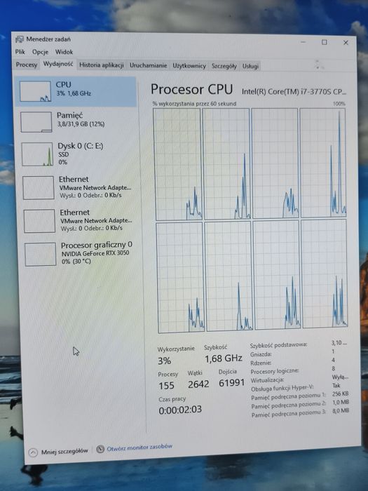 Komputer stacjonarny rtx3050