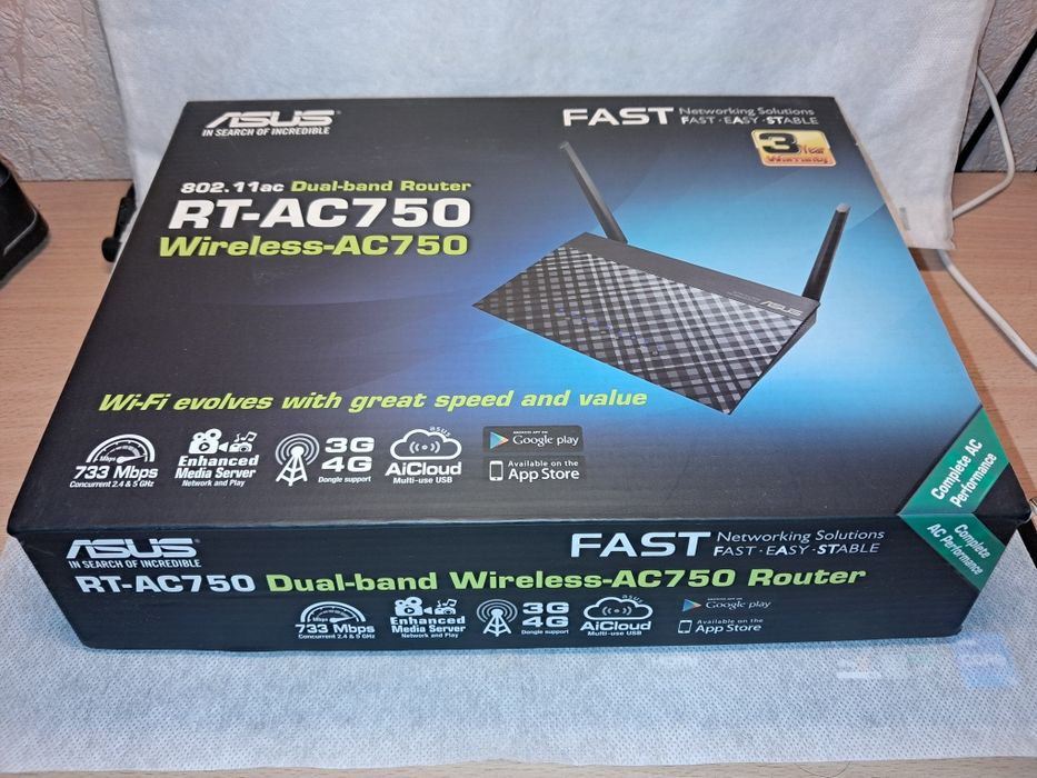 Роутер (Маршрутизатор) ASUS RT-AC750