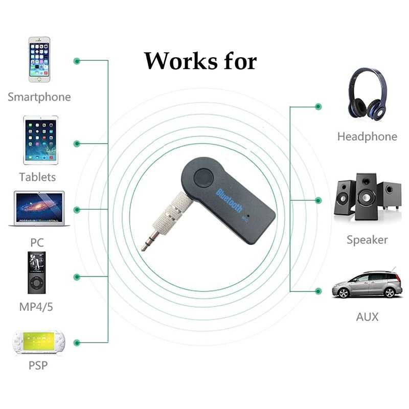 Bluetooth AUX, аудіо адаптер 3.5 мм + зарядка USB