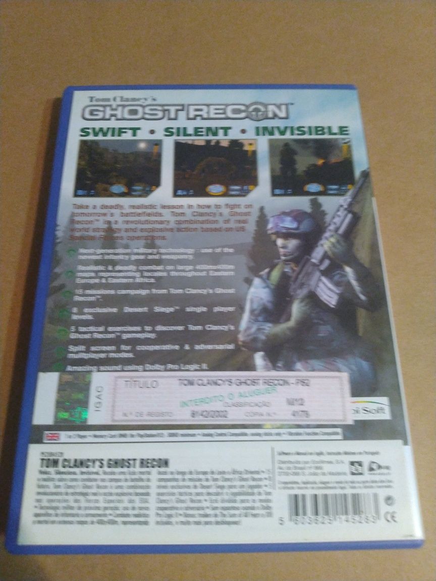 Jogo Ghost Recon PS2