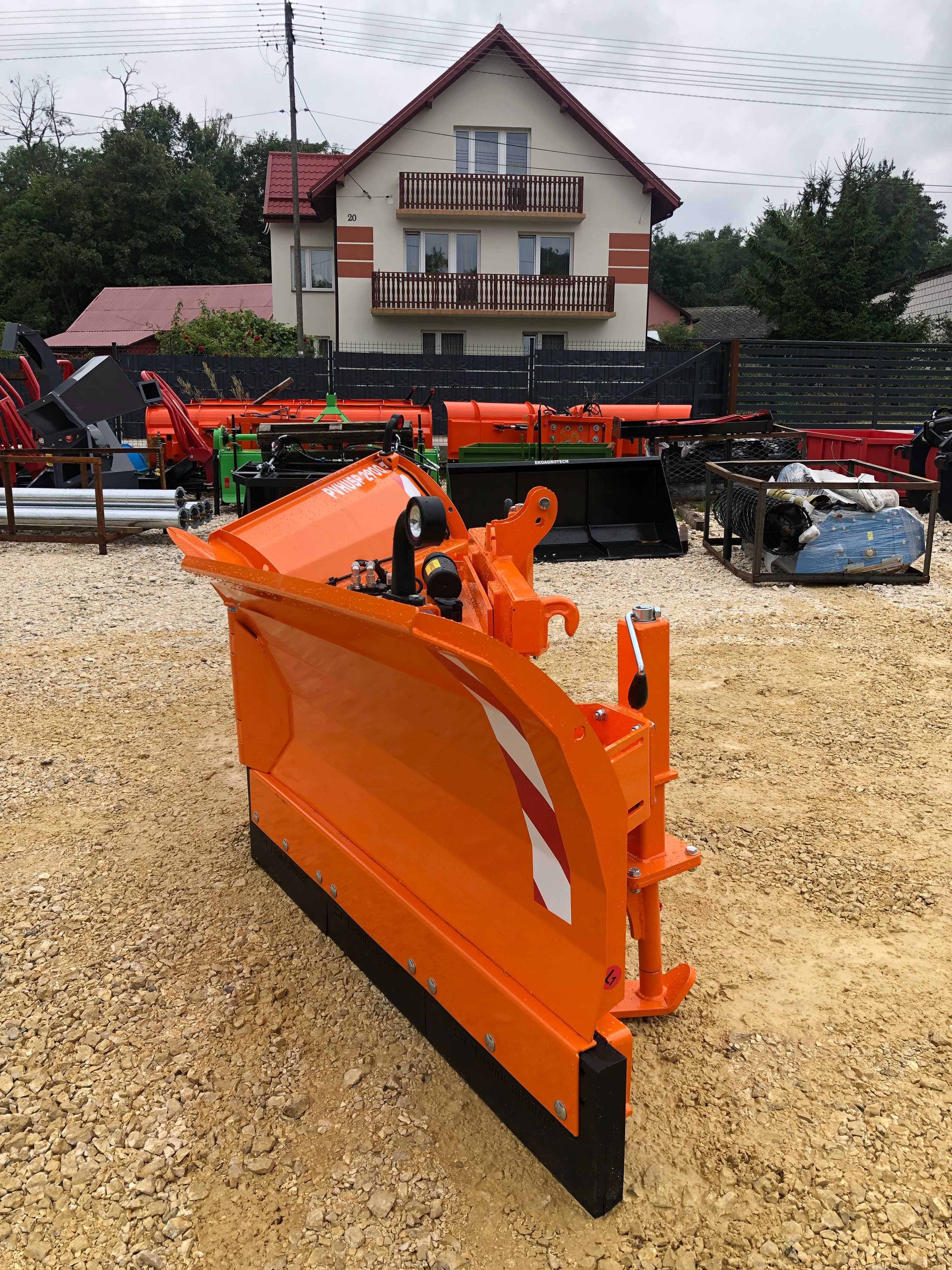 Pług hydrauliczny do śniegu VOLANT strzałka składany gwarancja jakości