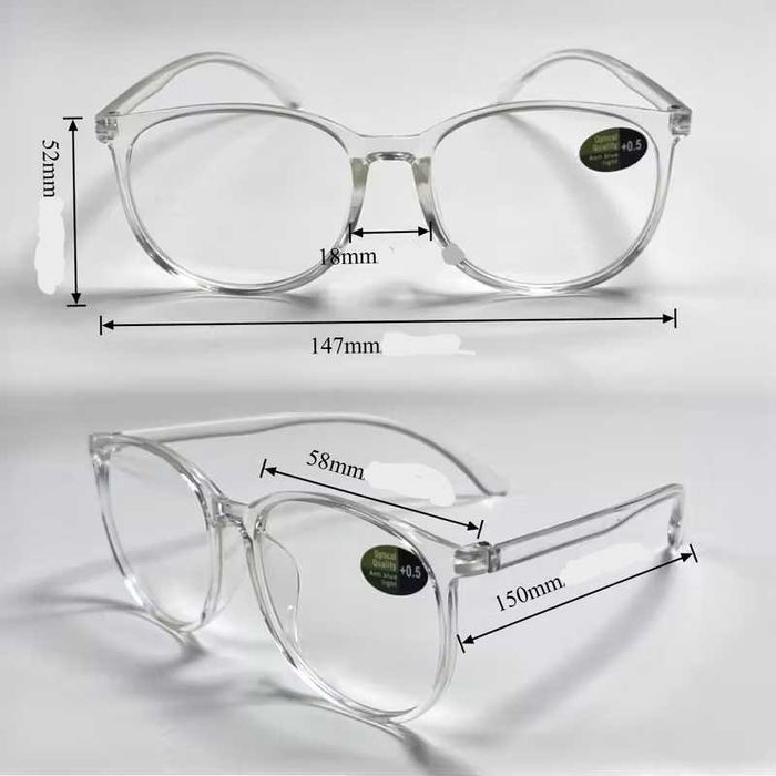 Nowe okulary do czytania +0,50