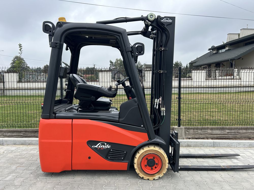 Wózek Widłowy LINDE E16C triplex 4,6m 2016r przbieg 3580 mth