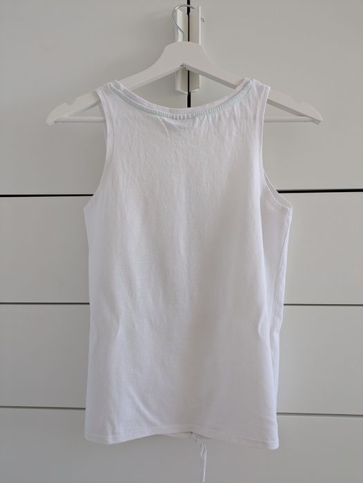 Koszulka bluzka na ramiączkach Pepco biała * 152/158