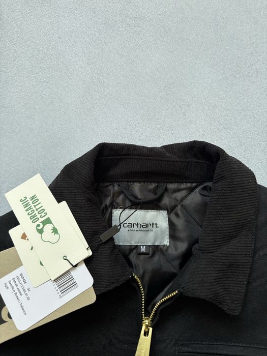 Куртка Carhartt WIP Detroit Black Кархарт Детроит Бобмер Оверсайз