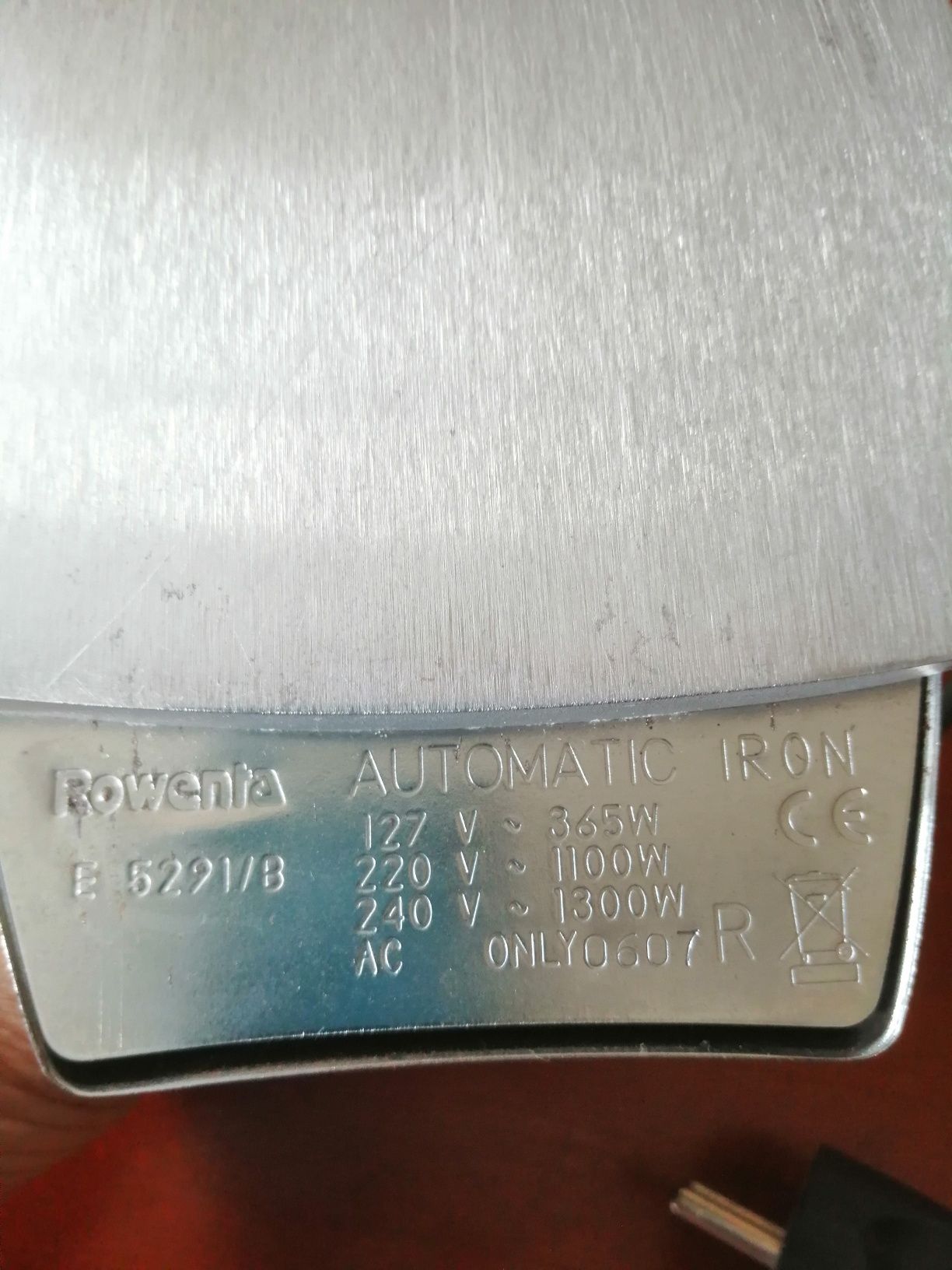 Ferro de engomar vintage rowenta