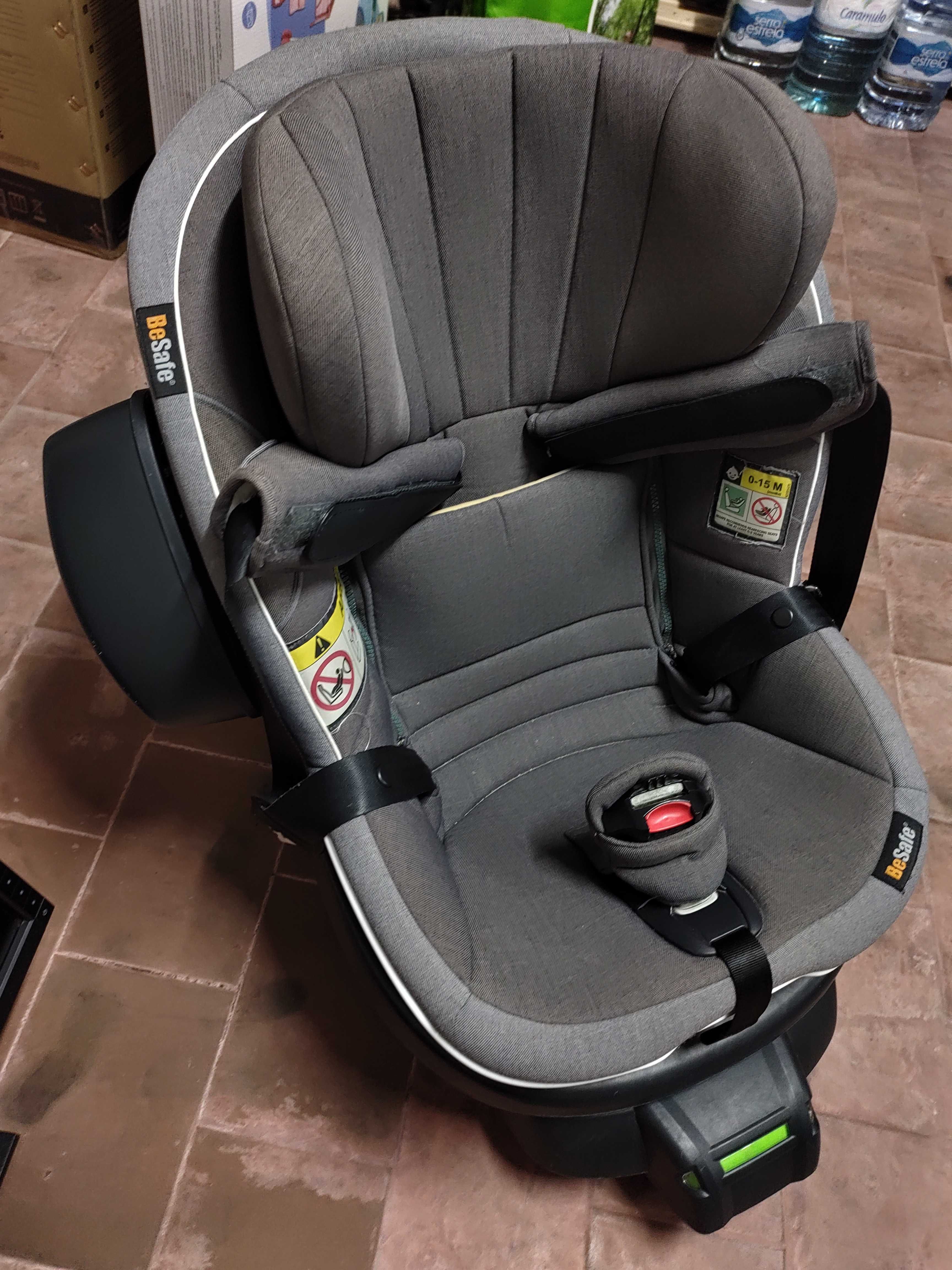 Conjunto carrinho + ovo + cadeira auto + isofix (dos 0 aos 5 anos)