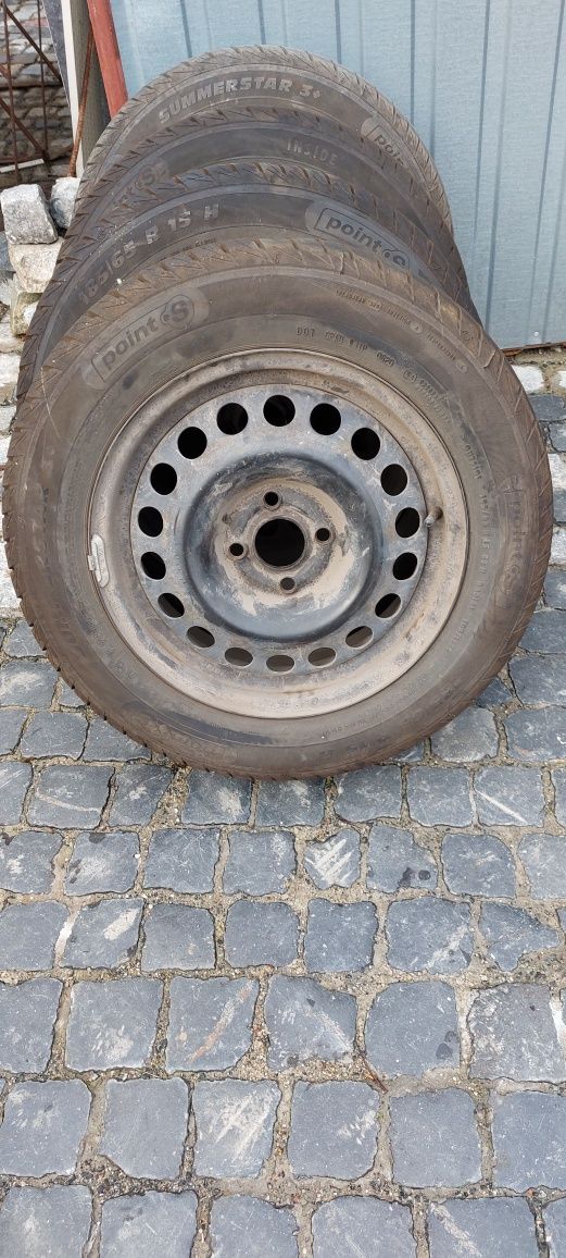 Koła Opel 4x100 z oponą na lato 156/65 r 15