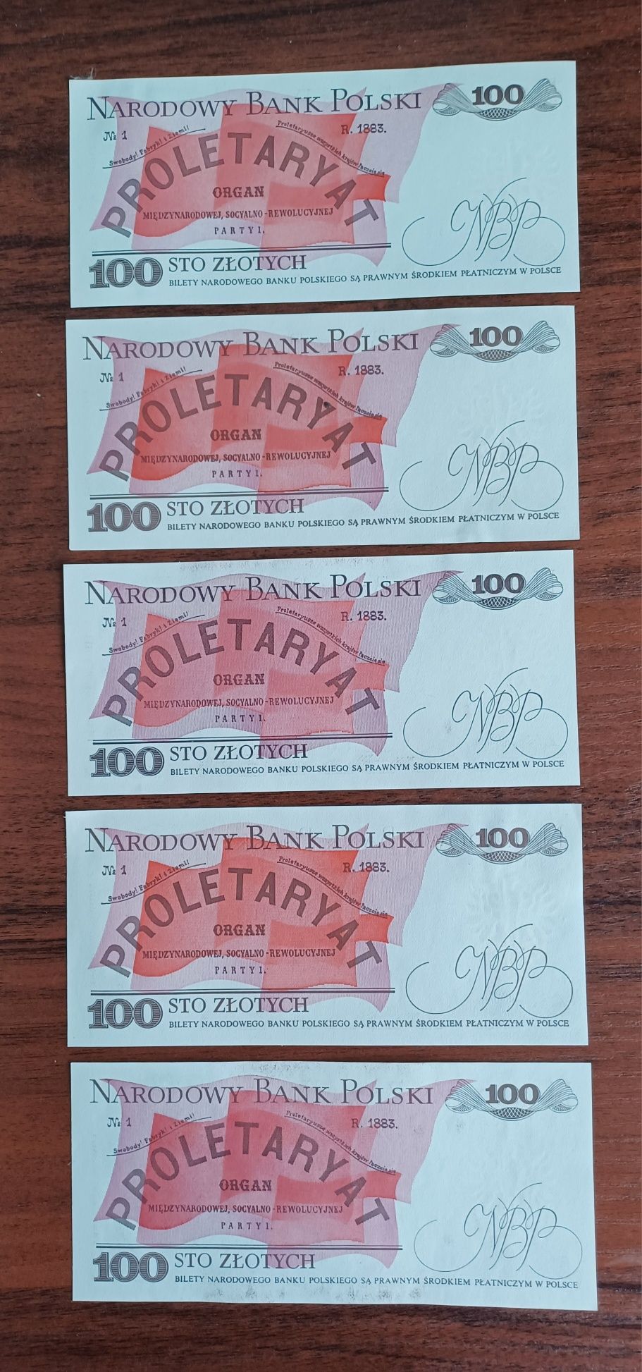 Banknoty kolekcjonerskie PRL.