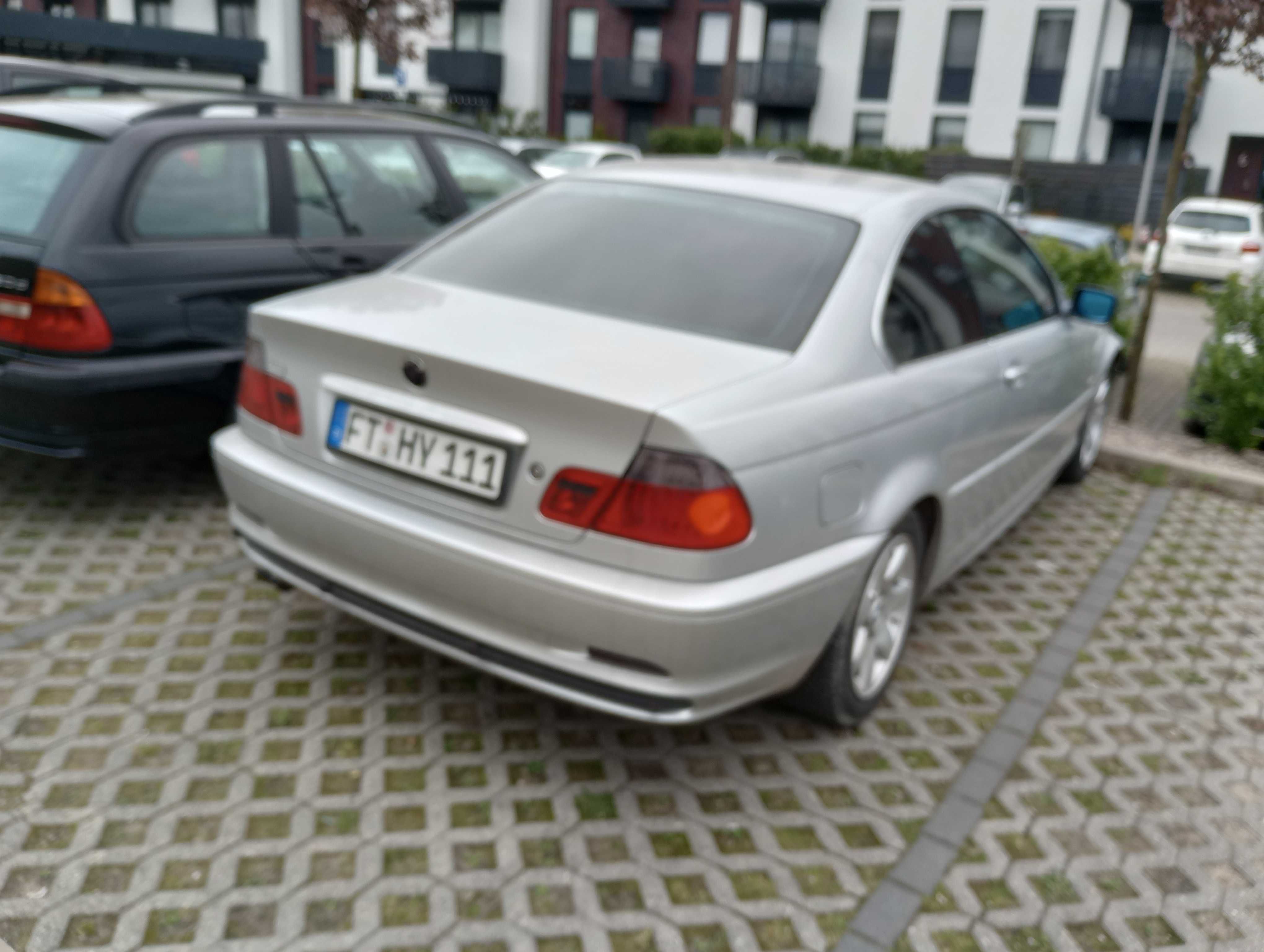 BMW E46 coupe klapa tył bagażnika kompletna bez korozji,zderzak
