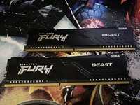 Оперативная память ddr4 fury beast под ремонт 4gb 8gb