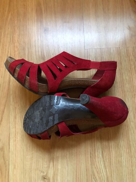 Sandálias bordeaux