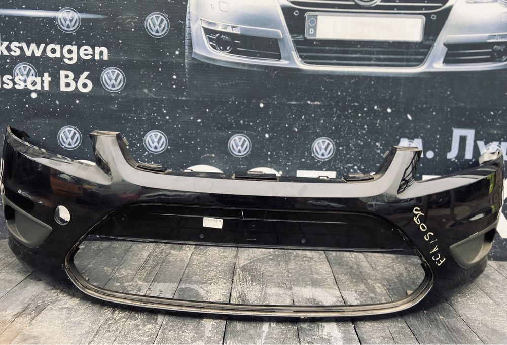 Бампер Форд Фокус 2 Передний Рестайл Чорний F3 Ford Focus 2