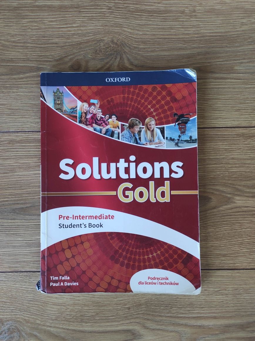Książka Solutions Gold Pre-intermediate Oxford liceum/technikum