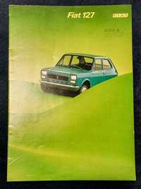 Fiat 127 - folder, prospekt, broszura - 1975 r.
