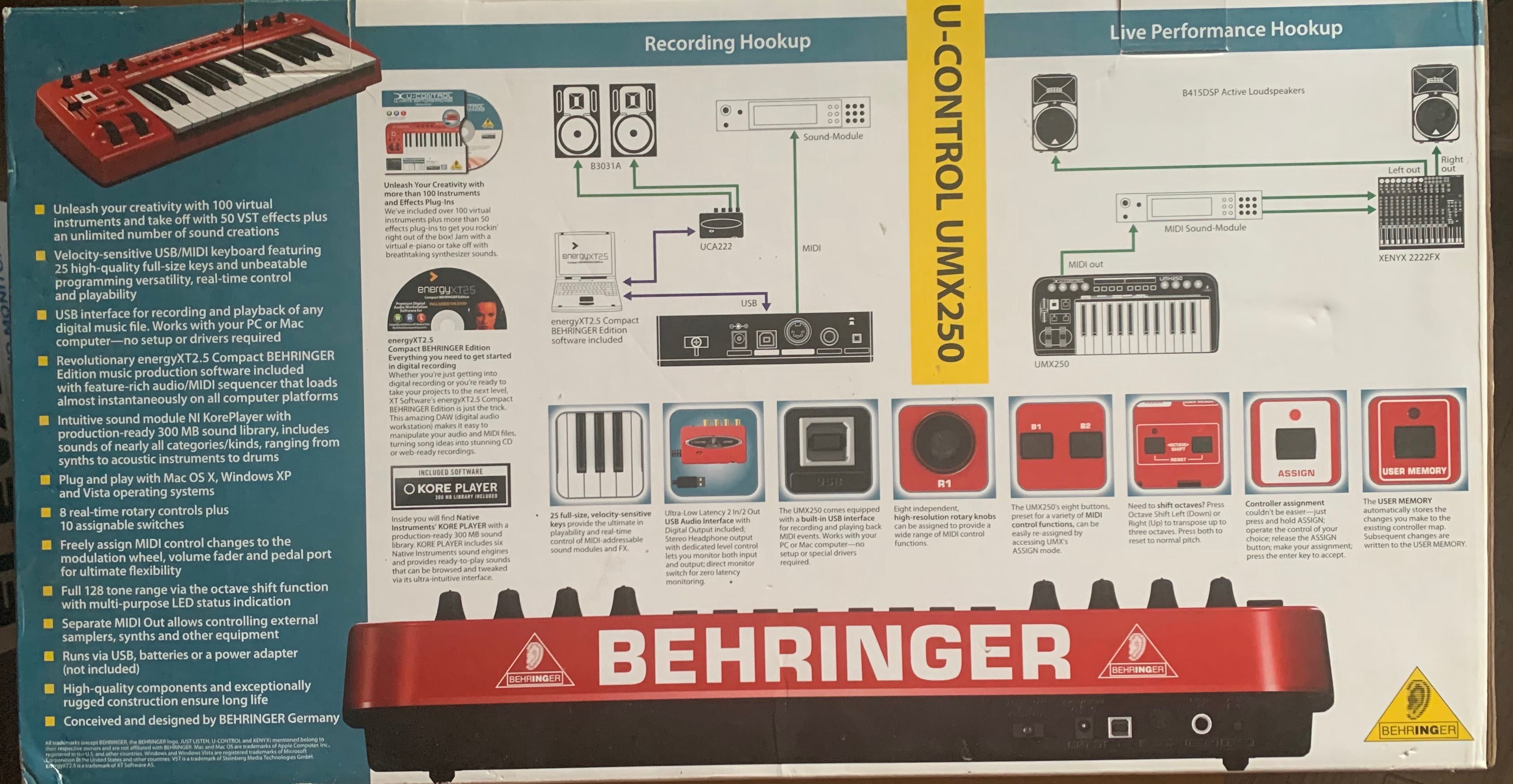Behringer U-Control UMX 250