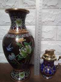 ваза Китай клуазоне эмаль зажигалка