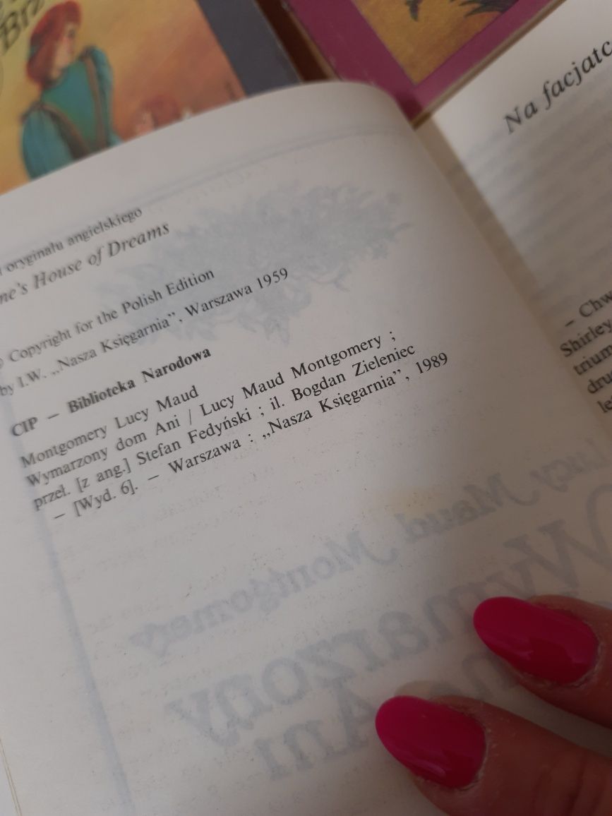 Ania z zielonego wzgórza Lucy Maud Montgomery 4 częsci