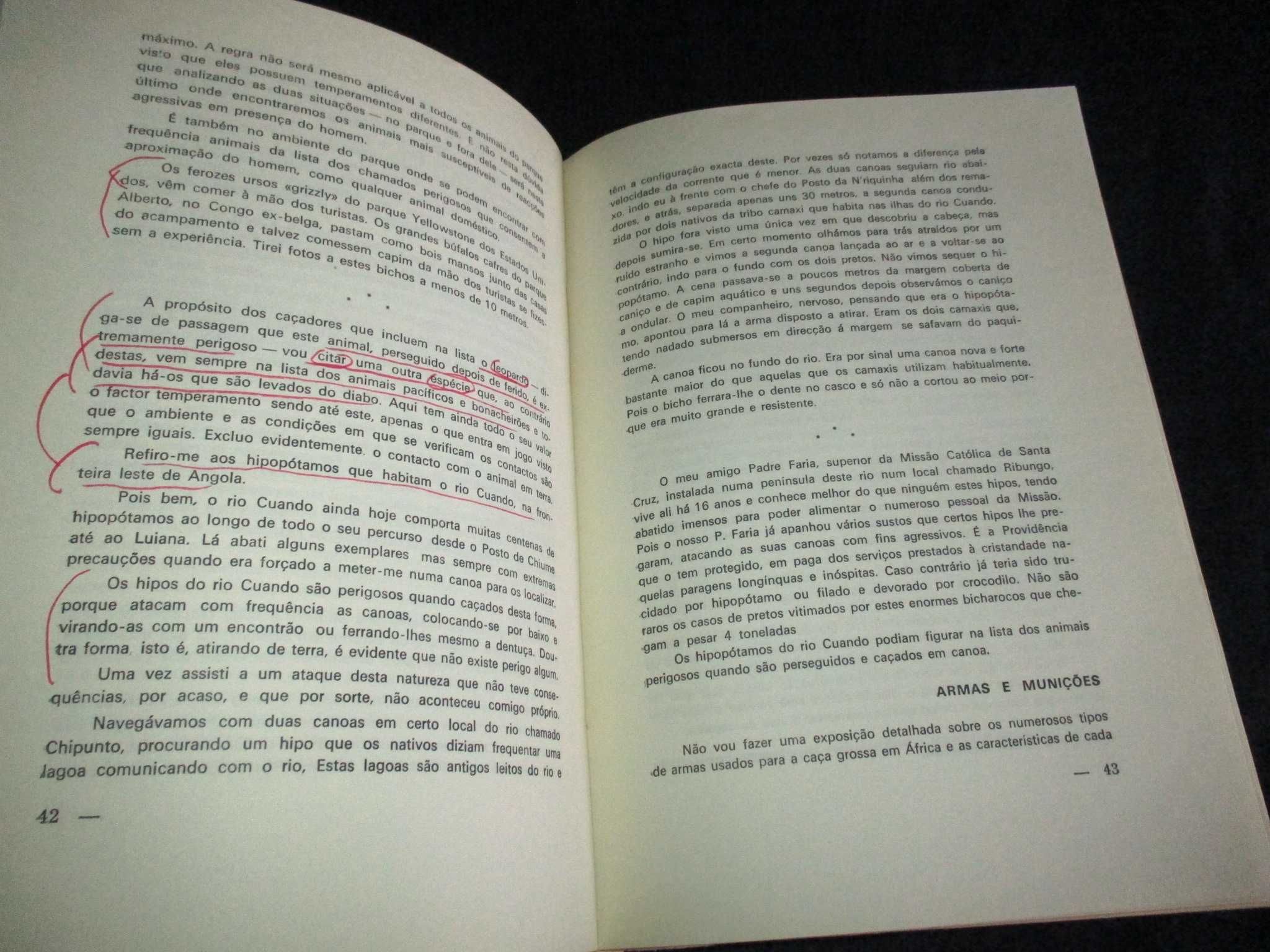 Livro Manyama Recordações de um caçador em Angola