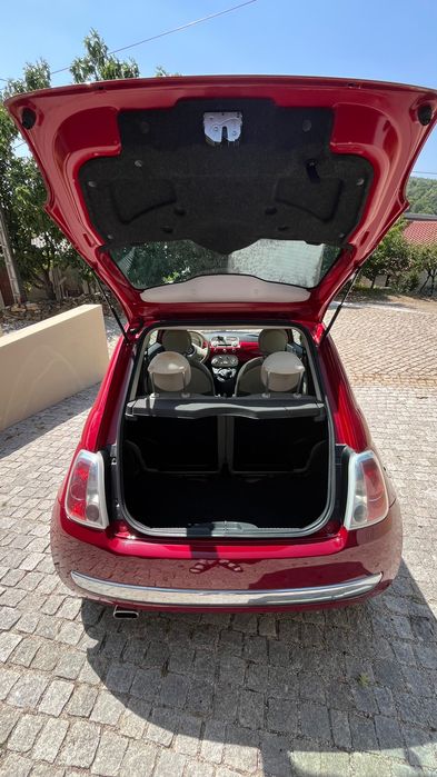 Fiat 500 vermelho