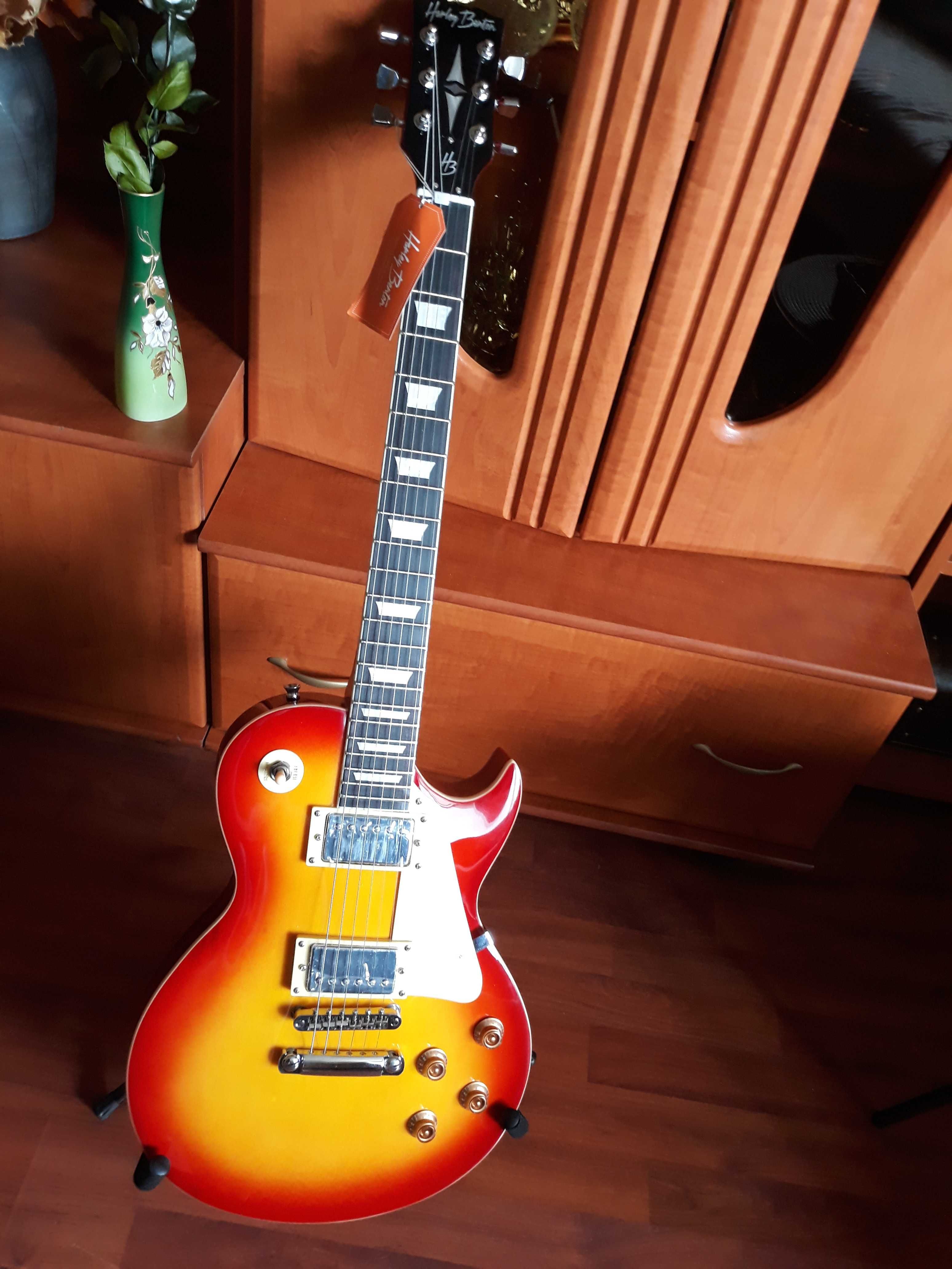 Nowa gitara elektryczna H.B. typ Les Paul