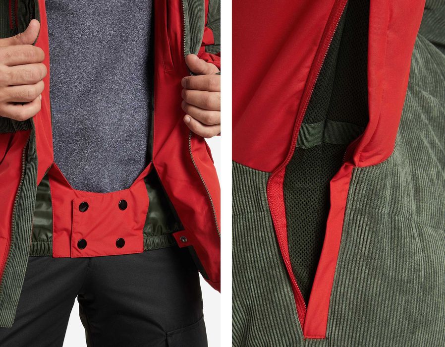 M L XL ЧОЛОВІЧА ЛИЖНА СНОУБОРД КУРТКА пухова горнолыжная мужская лыжна