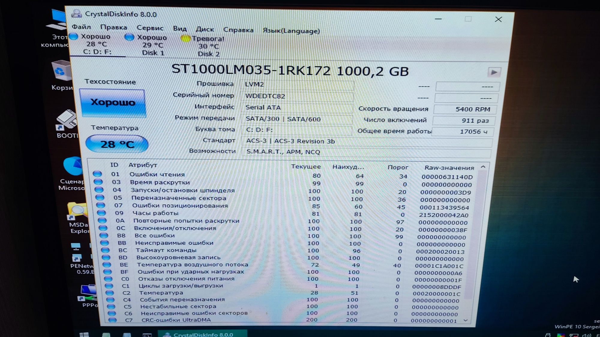 Жорсткий диск/HDD 2.5 1 Tb, б/в.
