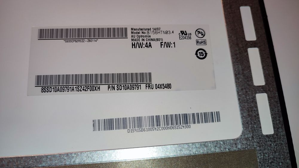 Matryca B156HTN03.4 nieużywana, sprawna