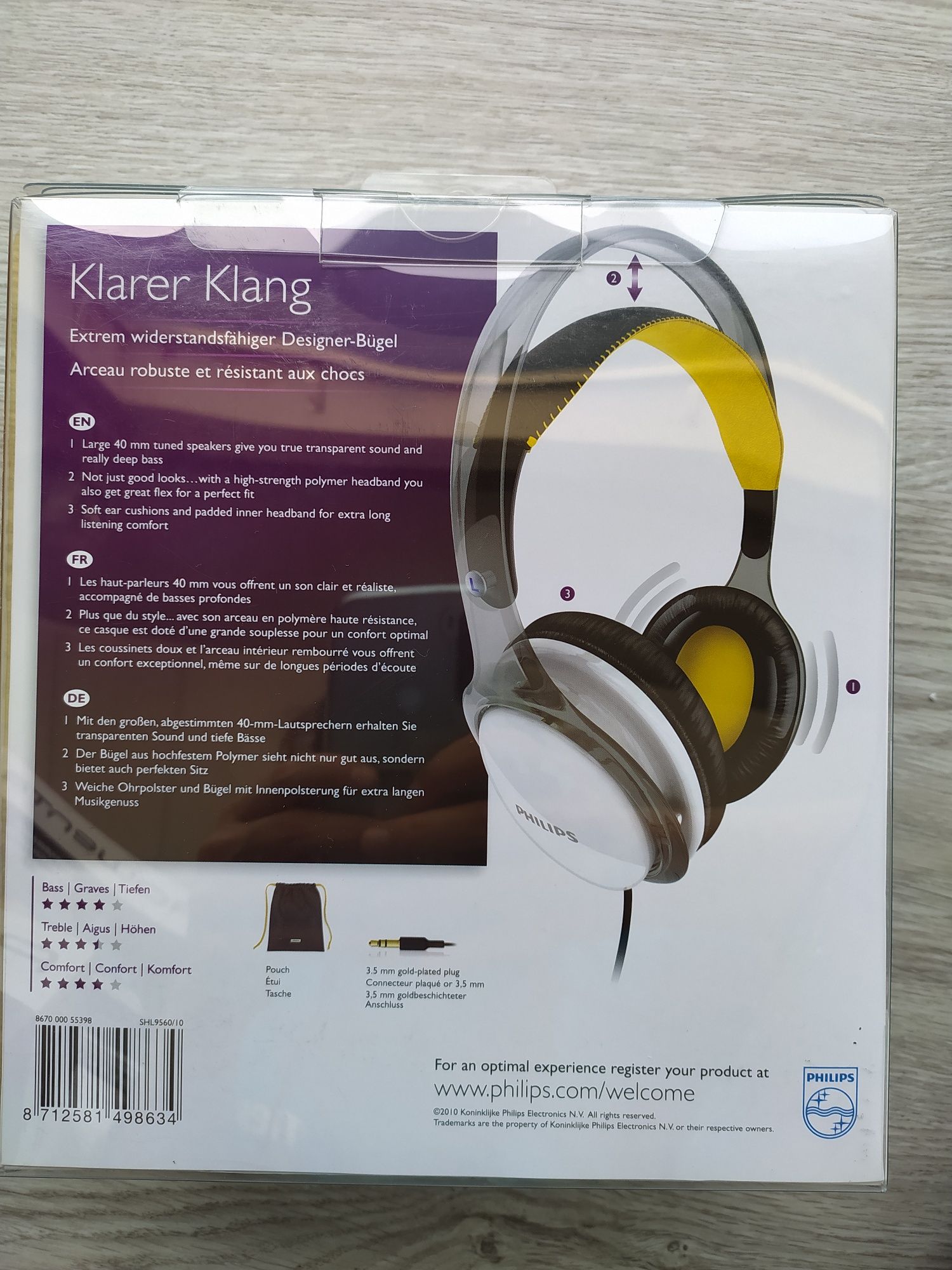 Headphone Philips SHL9560/10