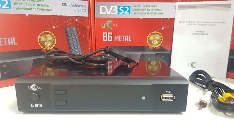 НОВИНКА Спутниковый ресивер тюнер Mpeg4 UCLAN B6 Metal NEW U2C