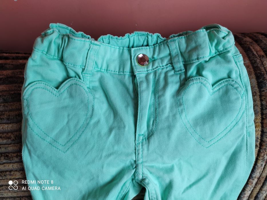 Spodnie jeansowe dla dziewczynki r 104