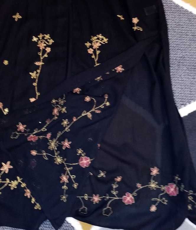 Komplet Kaleidoscope spodnie szerokie nogawki i długa tunika 44