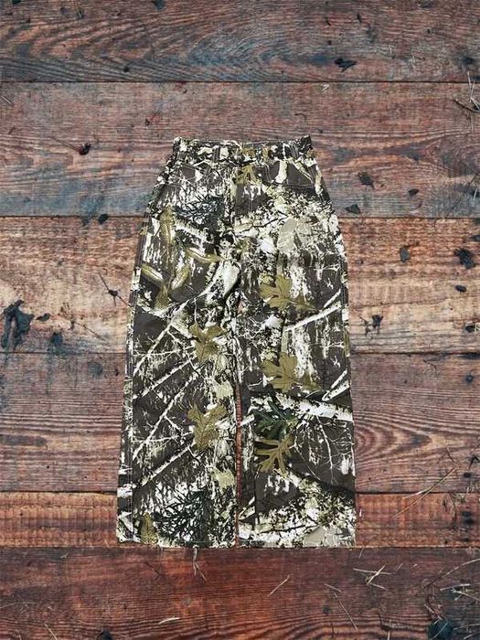 Spodnie damskie jeansy baggy realtree M khaki nature woman