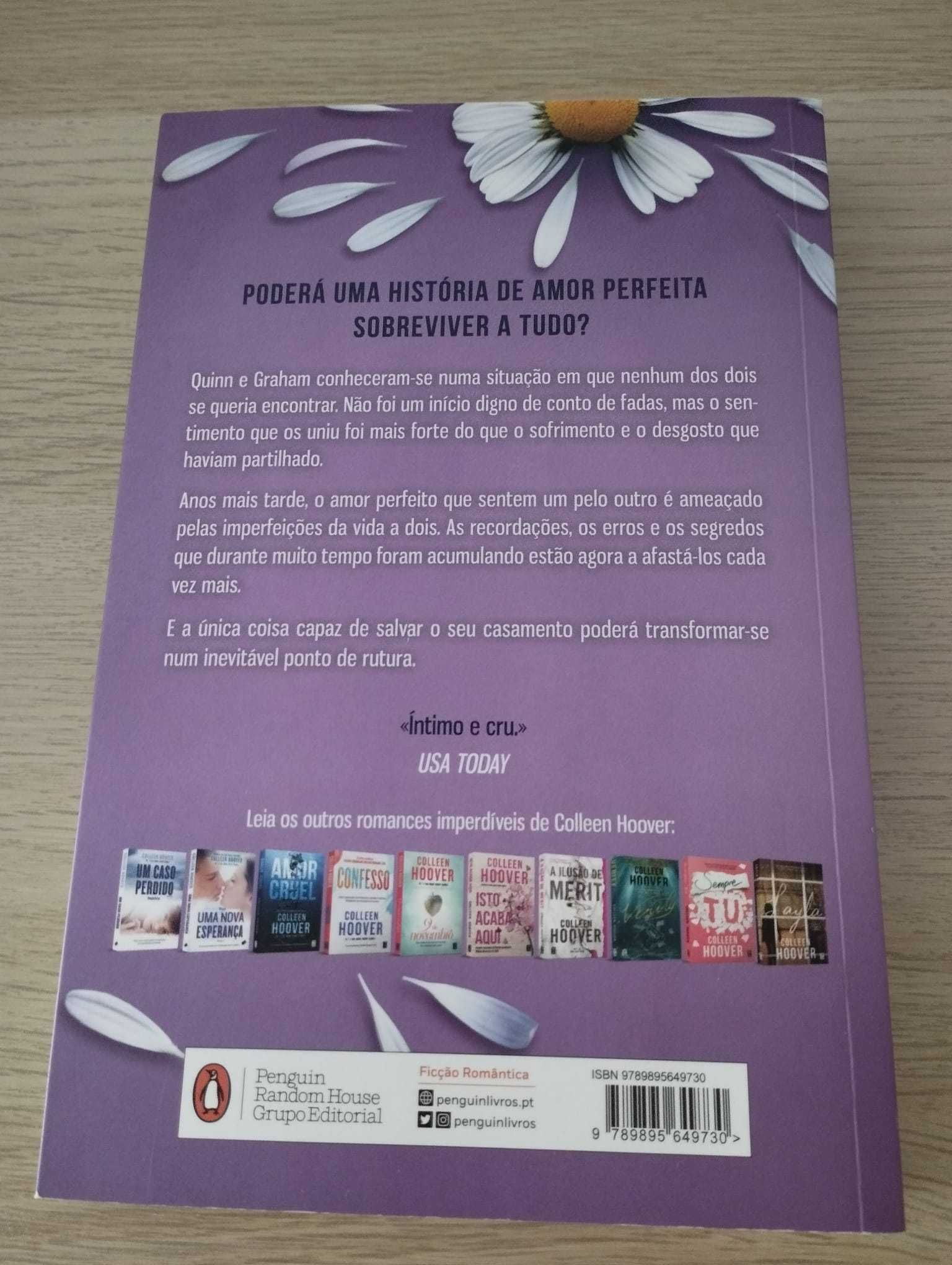 Livro "Se fosse perfeito" da Colleen Hoover em português