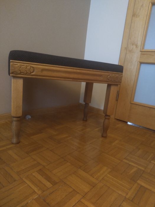 Dębowa Ławeczka, stołek, pufa nowa