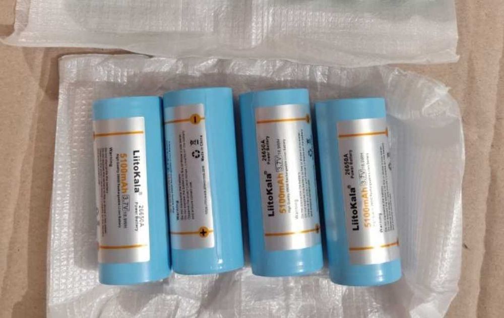 Акумулятор LiitoKala 26650A 5100mAh 3.7v 18.9Wh Li-ion