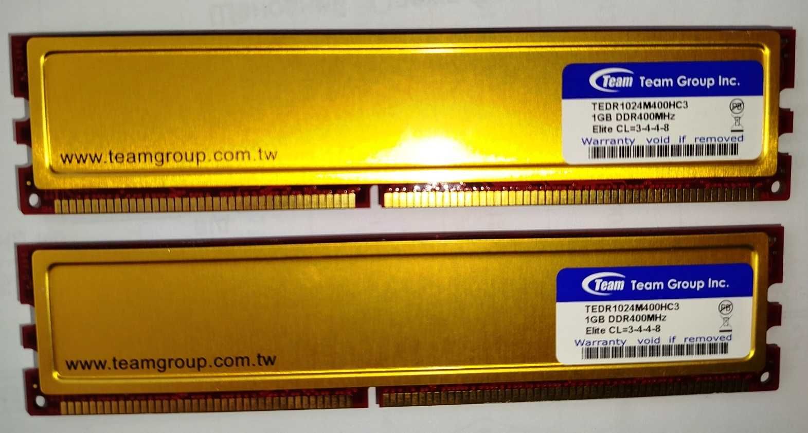 Модуль памяти для ПК DDR SDRAM 1GB 400 MHz Team TEDR1024M400HC3