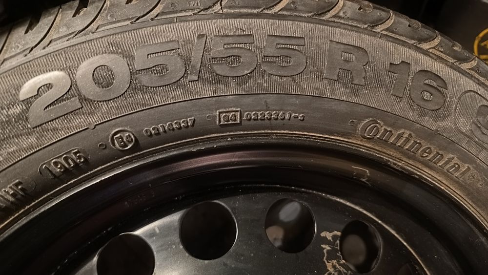 2 x koło opel  205 55 R16 Continental conti premium contact