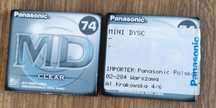 MiniDisc Panasonic MD 74 Japan (NOWY)