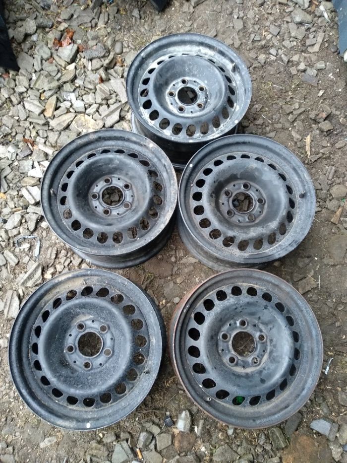 Felgi stalowe MERCEDES w140 w126 ET37 7Jx15" 5x112  w ładnym stanie