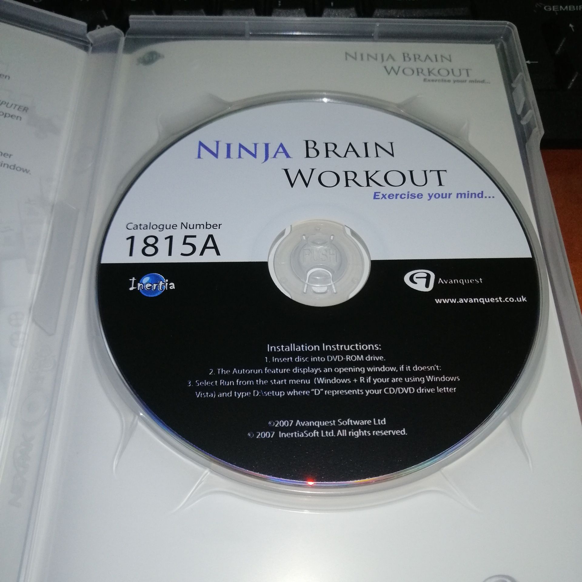 Ninja Brain Workout, gra pc