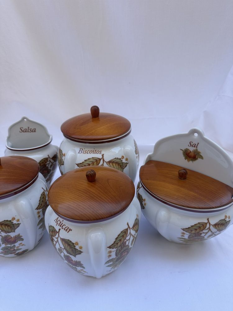 Conjunto 11x Potes Porcelana BELVER