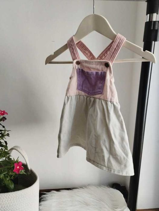 Sukienka spódnica z kieszenią wielokolorowa So Cute r. 74 cm (6-9 msc)