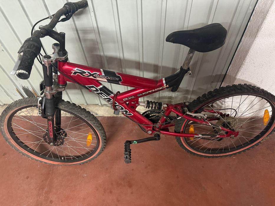 Bicicleta usada.