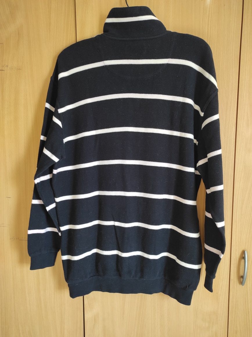Sweter polo męski cotton bawełna rozmiar L