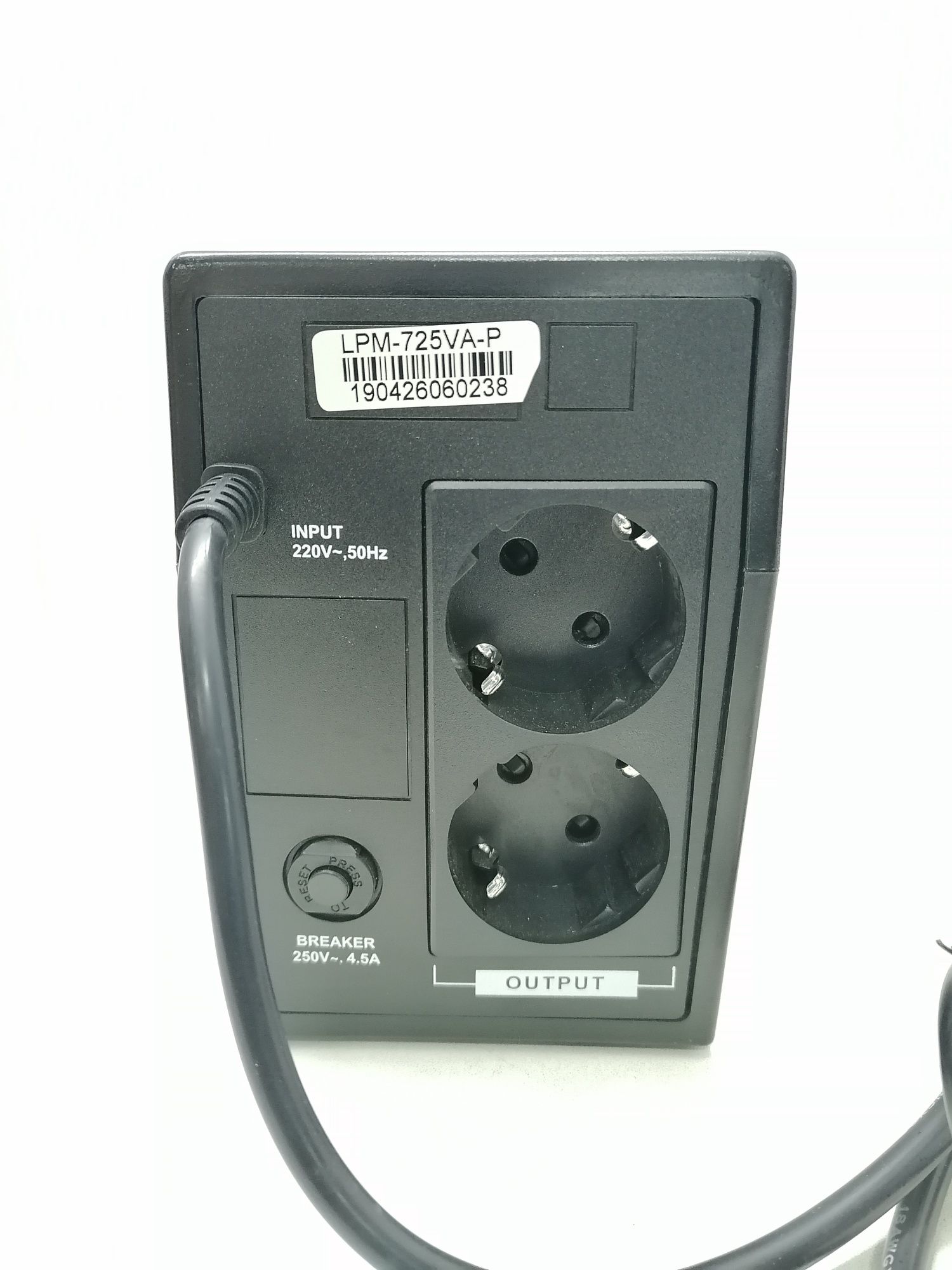 UPS, ББЖ, ДБЖ LogicPower LPM-725VA, LPM-700VA, 490W