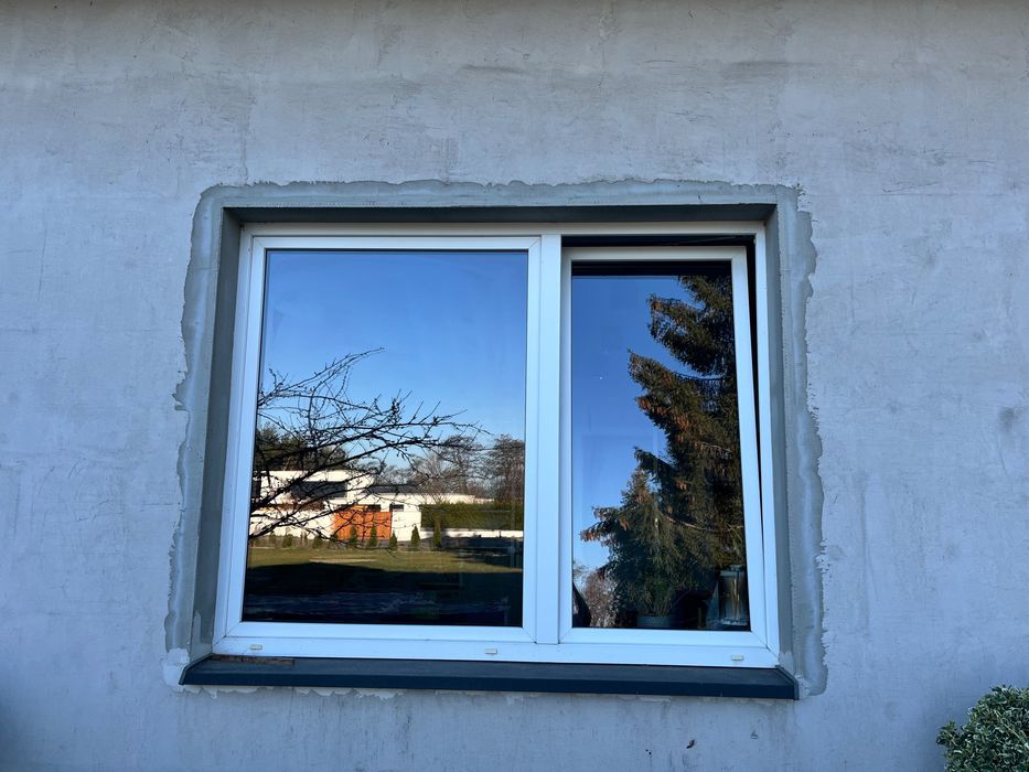 Okno plastikowe dwuskrzydłowe
